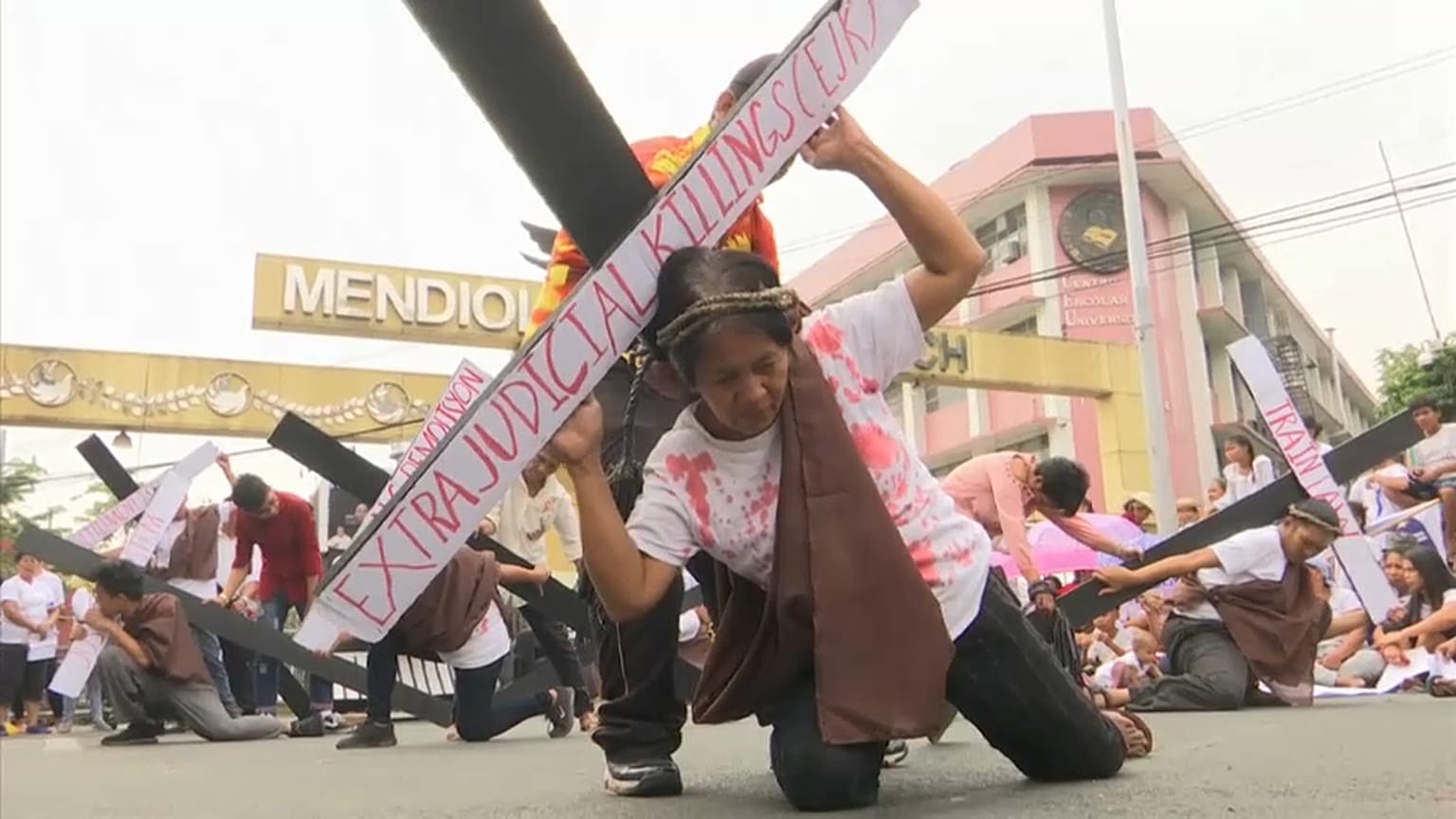 Manila protesters accuse Duterte's government of failing the poor