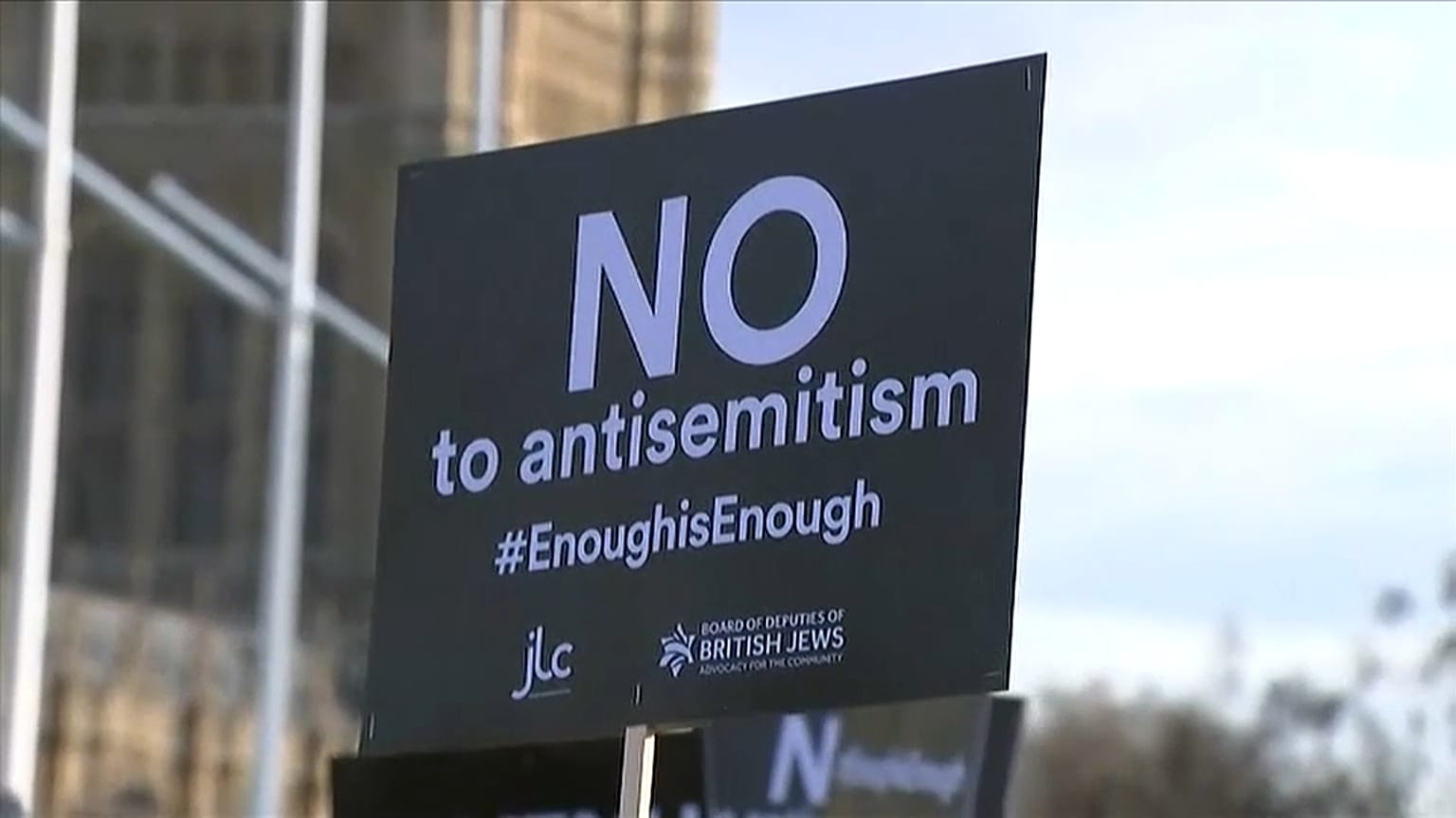 Protest as UK Labour leader under fire over anti-Semitism stance