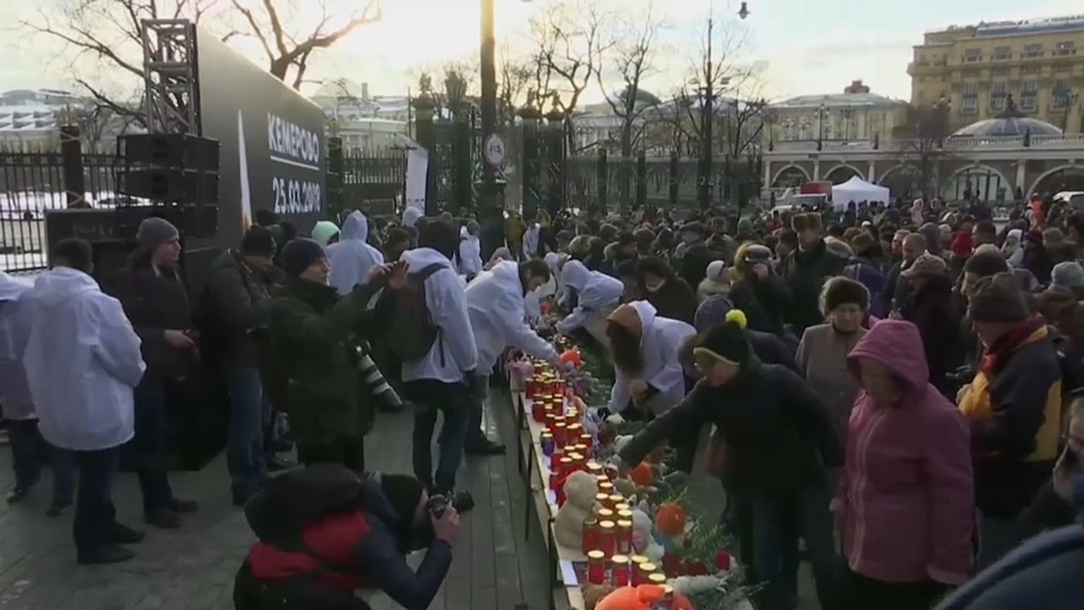 Cris d'indignation après l'incendie de Kemerovo