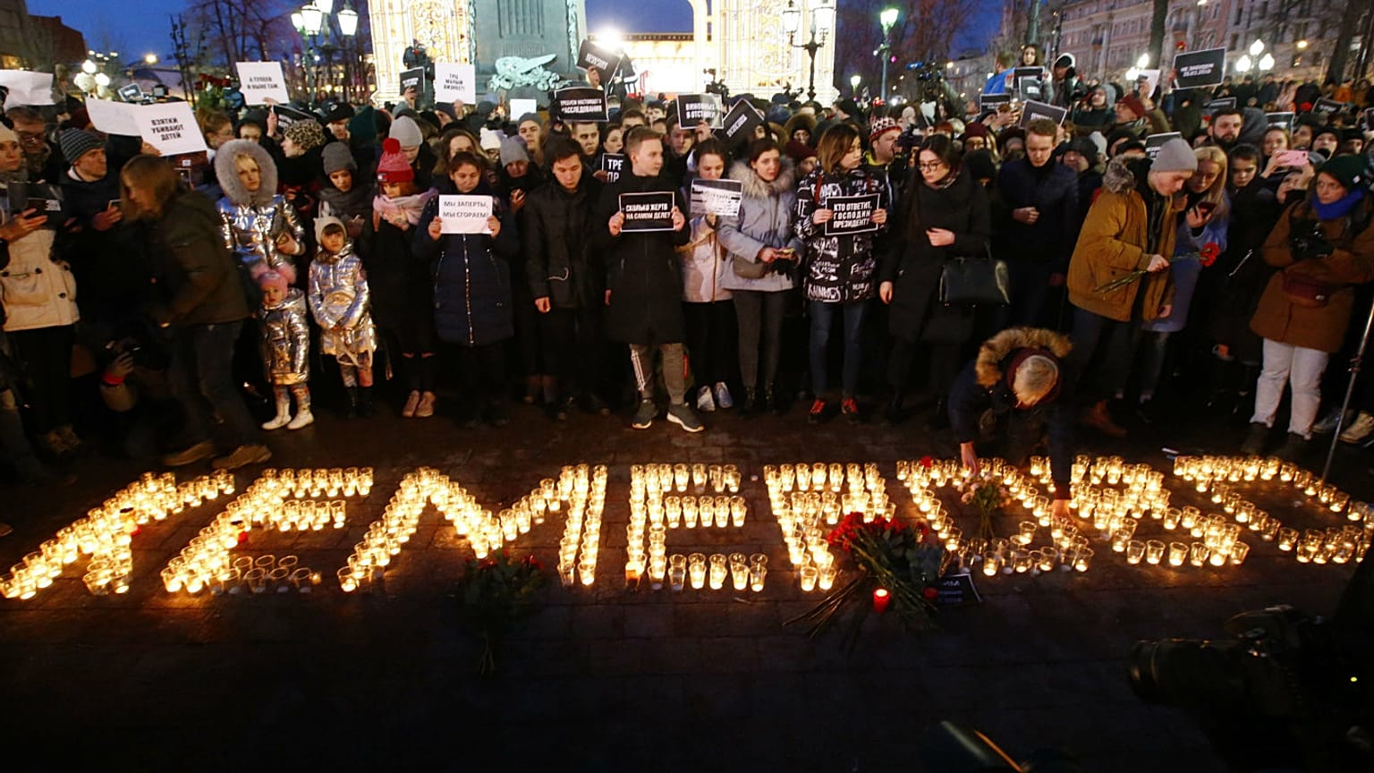 Rusya'da Kemerovo yangını protestoları 