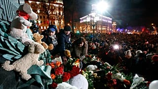 Акция памяти на Пушкинской площади в Москве