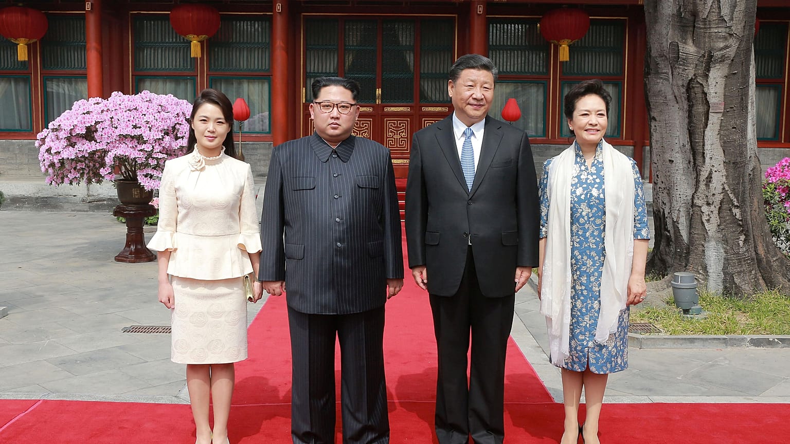 Kim Jong-Un et Ri Sol-Ju étaient bien en Chine