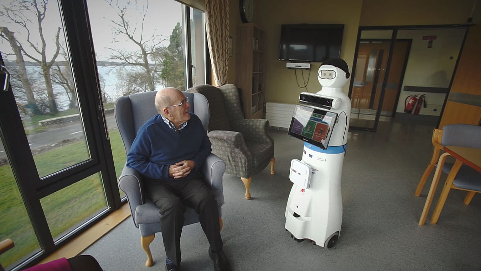 Un robot communicant pour les personnes atteintes de démence