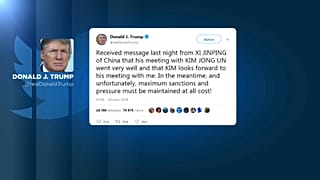 Corée du Nord : Donald Trump optimiste