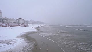 Снег вернулся в Германию и Польшу