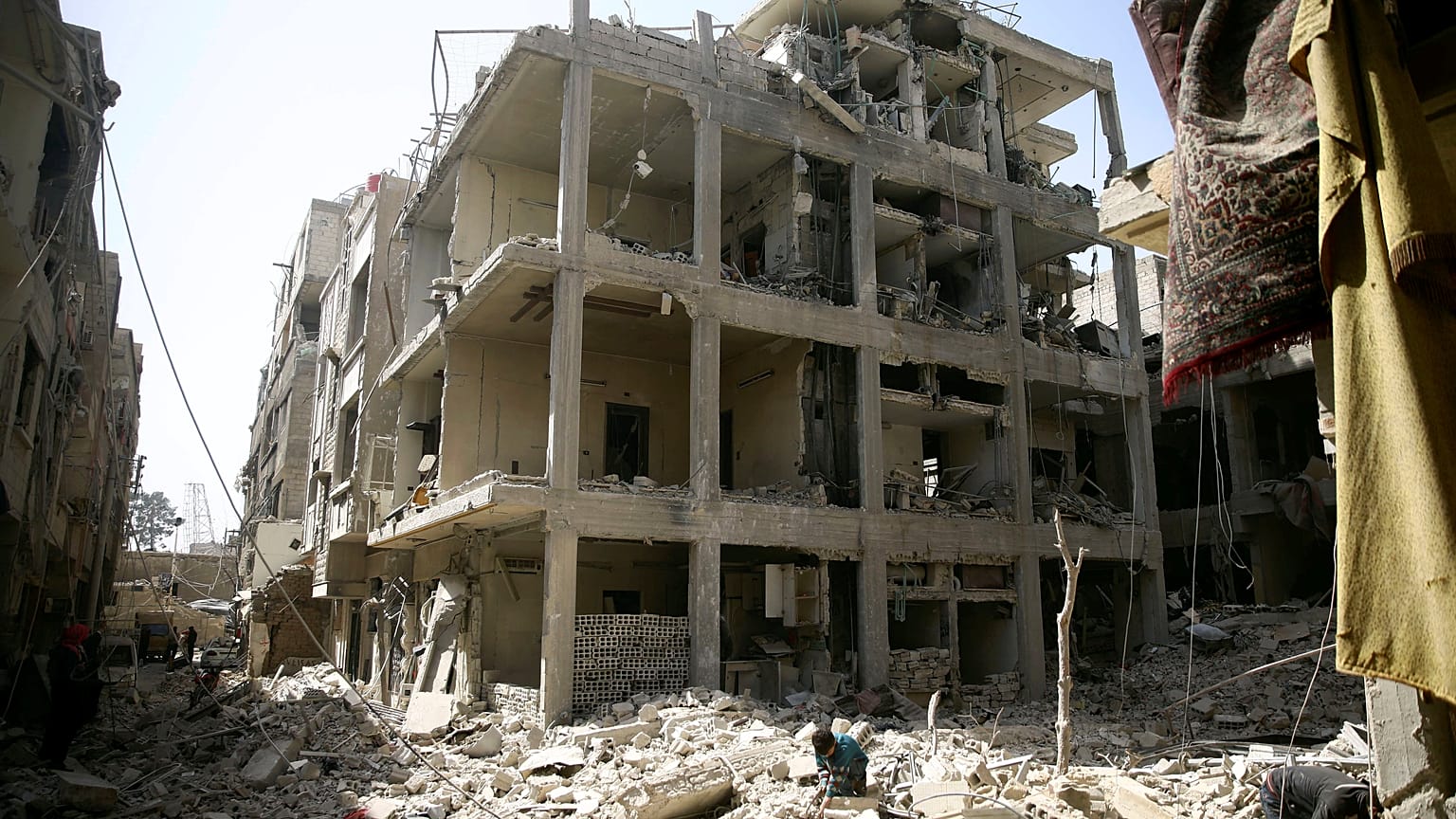 The town of Douma, Eastern Ghouta