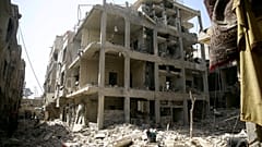 The town of Douma, Eastern Ghouta