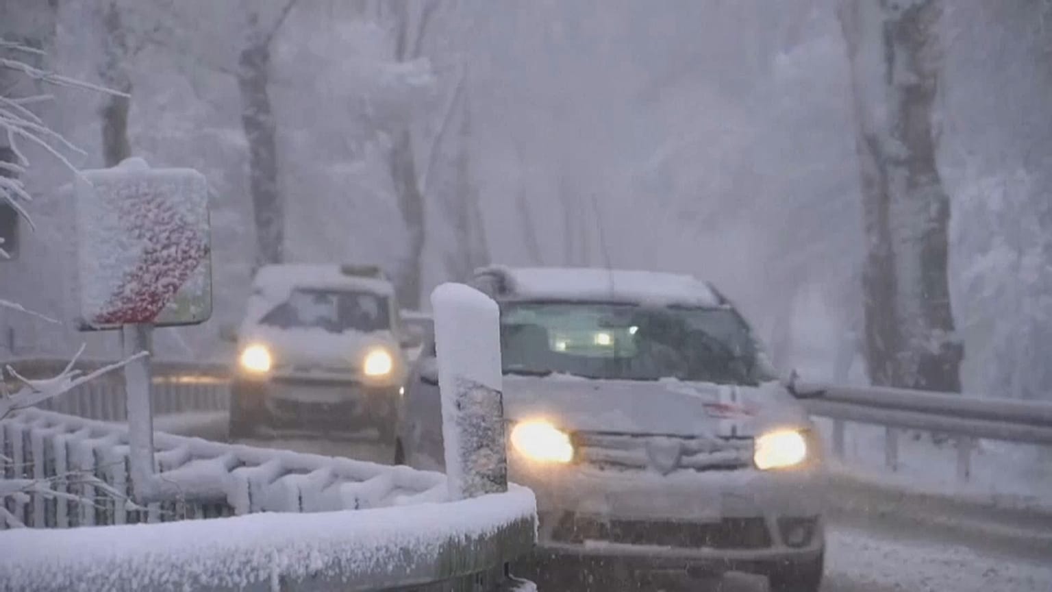 Germany and Poland experience late cold snap