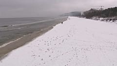 Heavy snowfall in northern Germany 