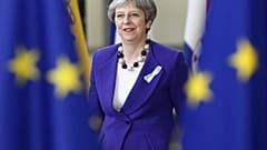 UK Prime Minister Theresa May promises a bright post-Brexit future.