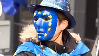 Brexit karşıtları Londra'da eylem yaptı