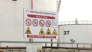 Il porto di Livorno, teatro di un duplice incidente mortale il 28 marzo