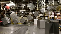 Waschmaschinen in einem Whirlpool-Werk in Ohio, 3. Okotober 2017