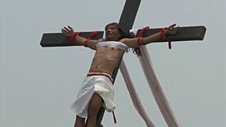 Karfreitag auf den Philippinen: Freiwillige ans Kreuz genagelt
