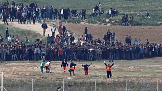 تظاهرکنندگان فلسطینی
