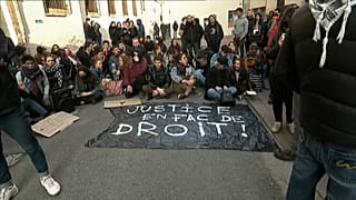 Студенты - против университетской реформы