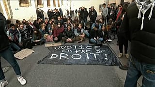 Fransa'da eğitim reformu protestosu