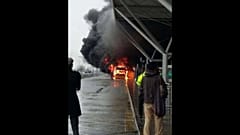 Desalojo y vuelos cancelados en Stansted por un incendio