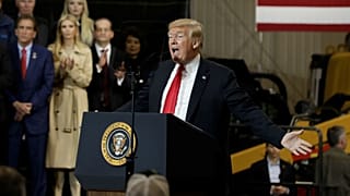 Trump delivers remarks on the Infrastructure Initiative in Richfield