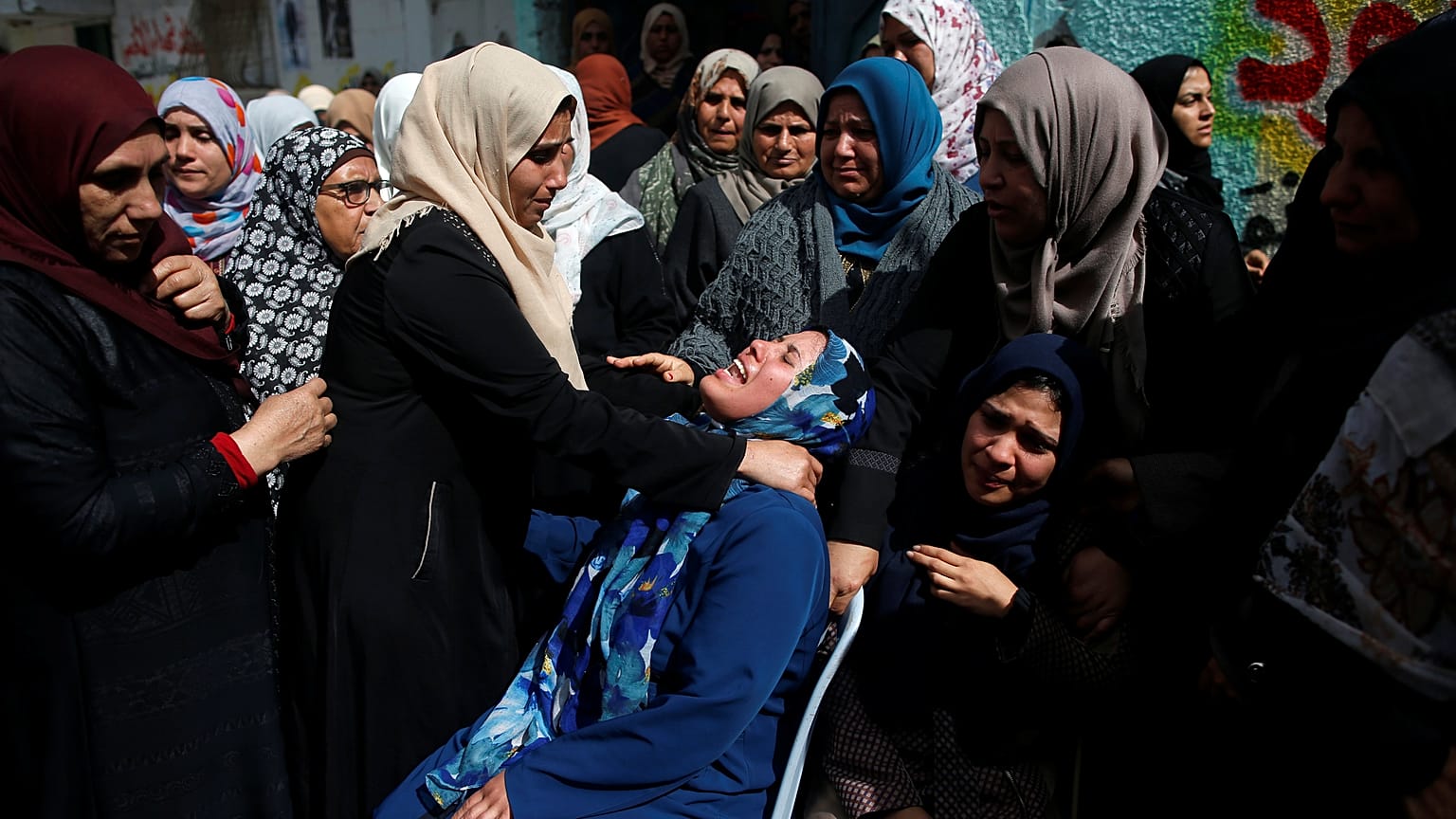 Hunderte trauern im Gazastreifen um die Toten