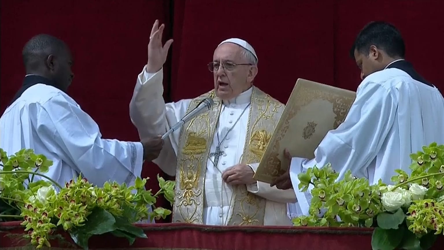 El papa Francisco pide el fin del "exterminio" en Siria 