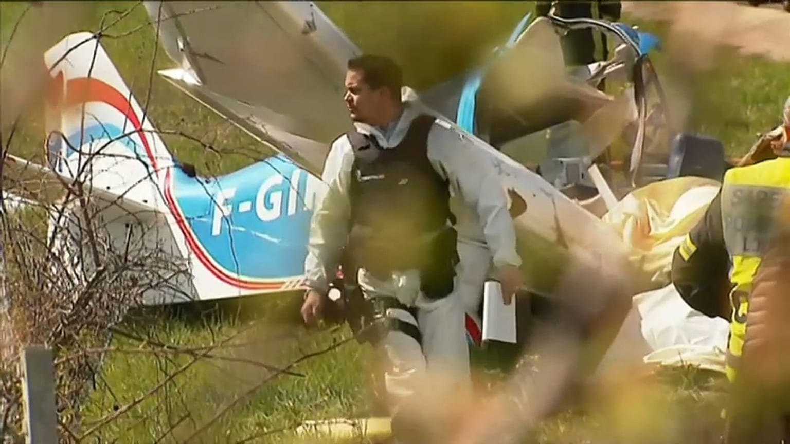 Accidente aéreo en una autopista del sureste de Francia
