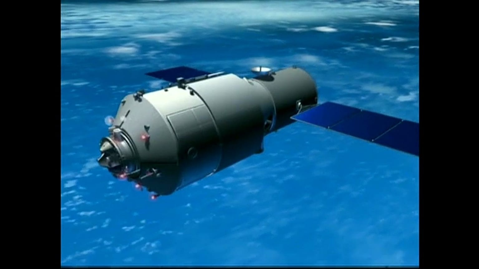 Ligero retraso en la reentrada de Tiangong-1