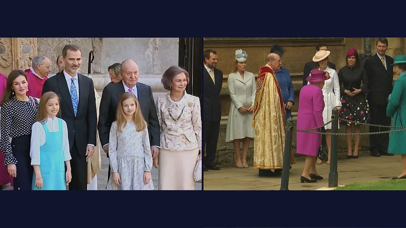 Ostergottesdienst mit den Royals