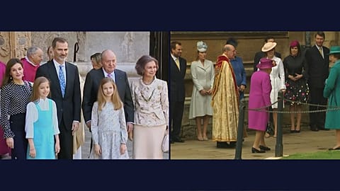 Ostergottesdienst mit den Royals