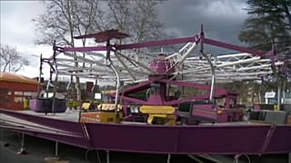 Lunaparkta korkunç kaza