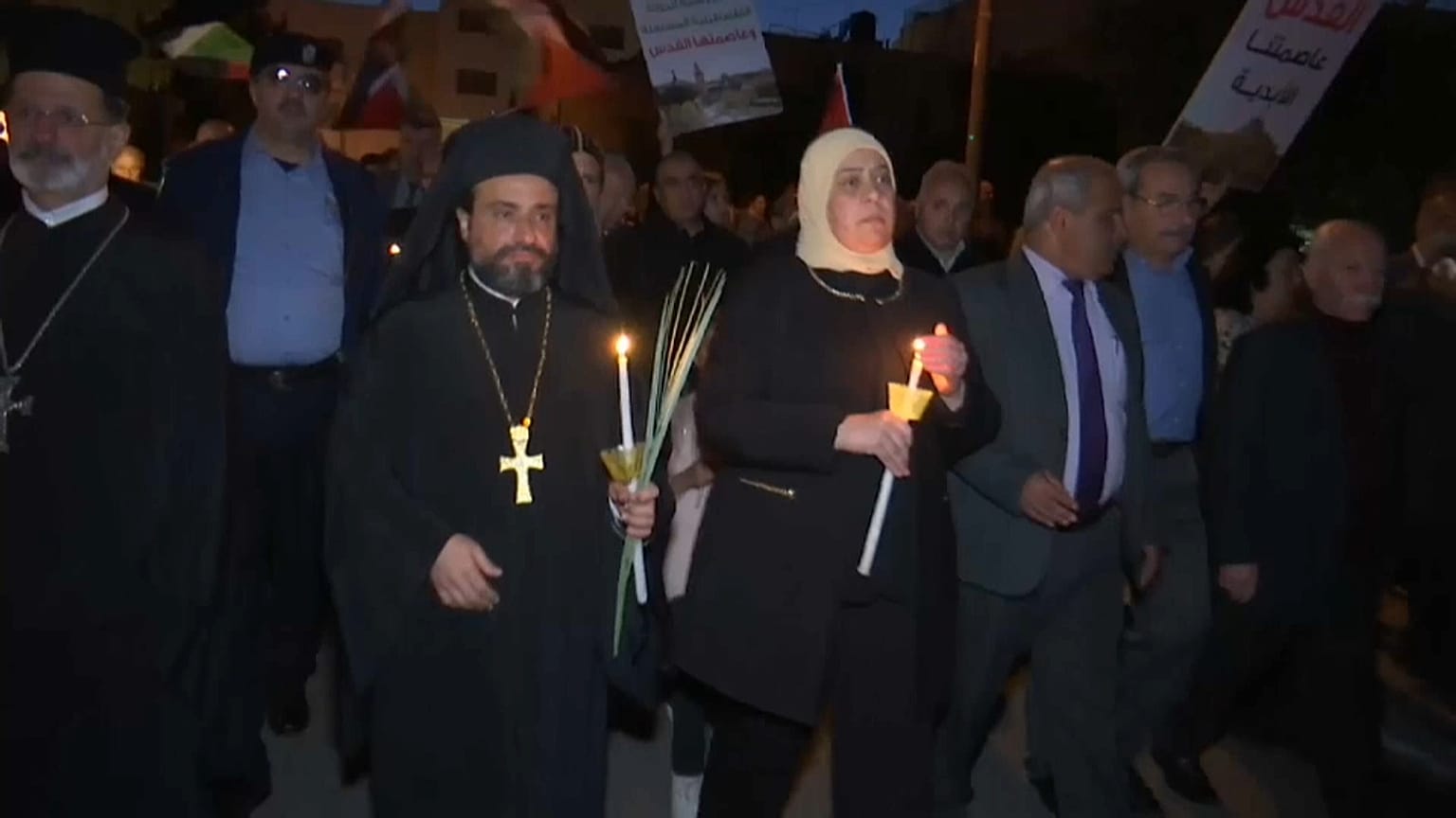 Katolik Kilisesi İsrail'in protesto edildiği eylemlerde ön safta