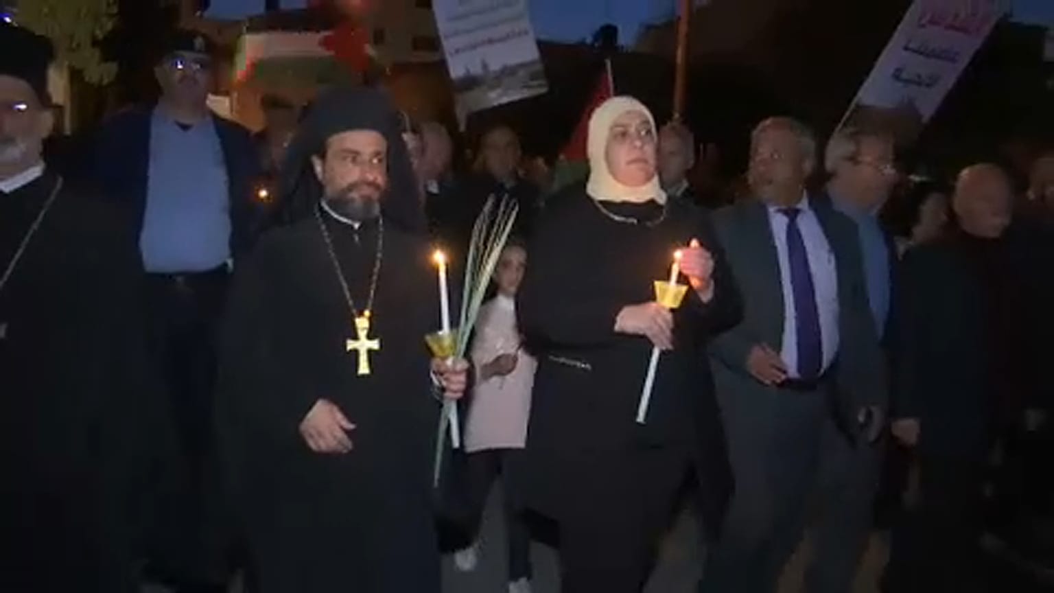 Közös virrasztás Gázában