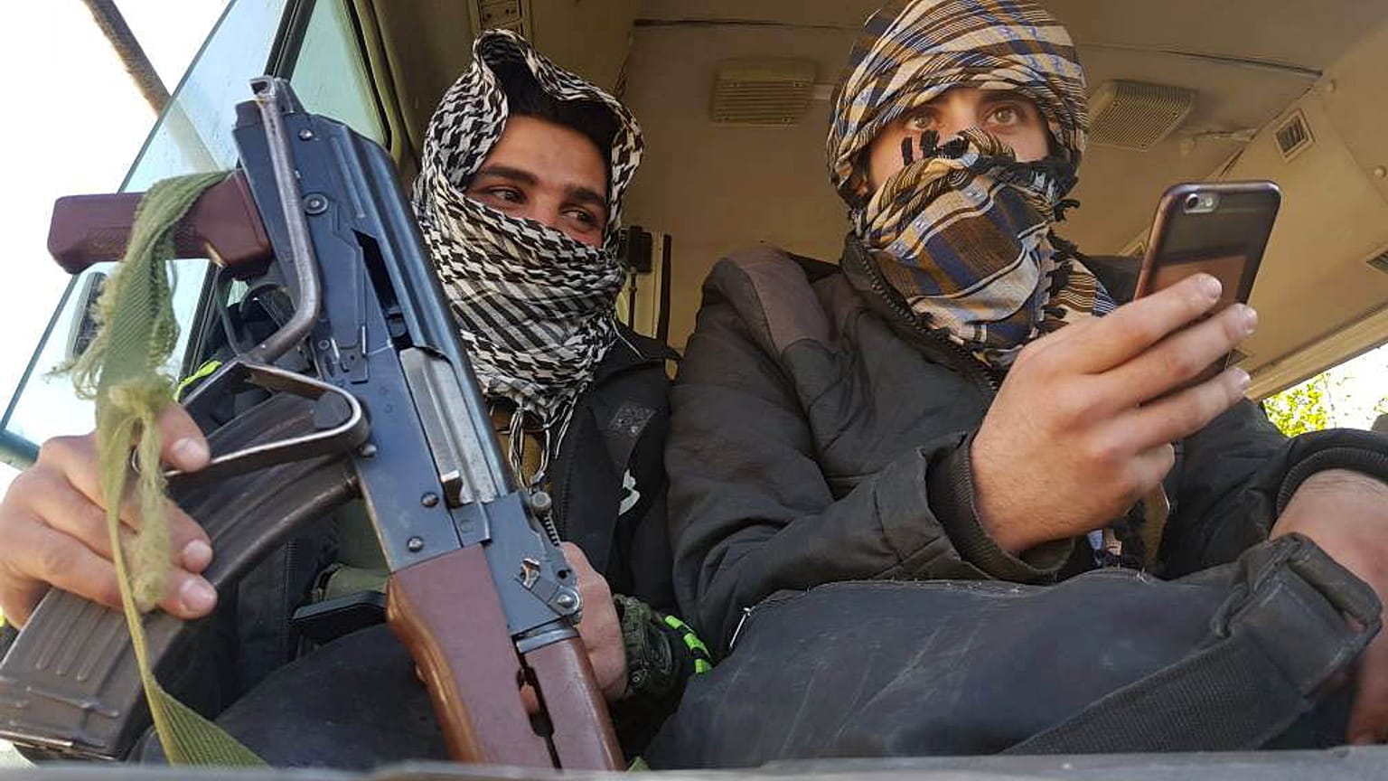Rebels evacuated from the town of Douma, east Ghouta
