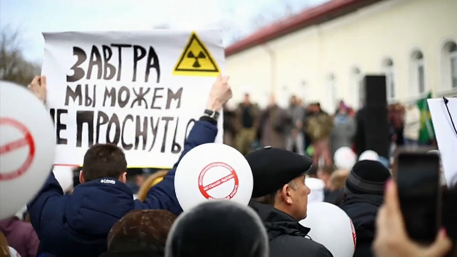 Mobilisation contre des gaz toxiques