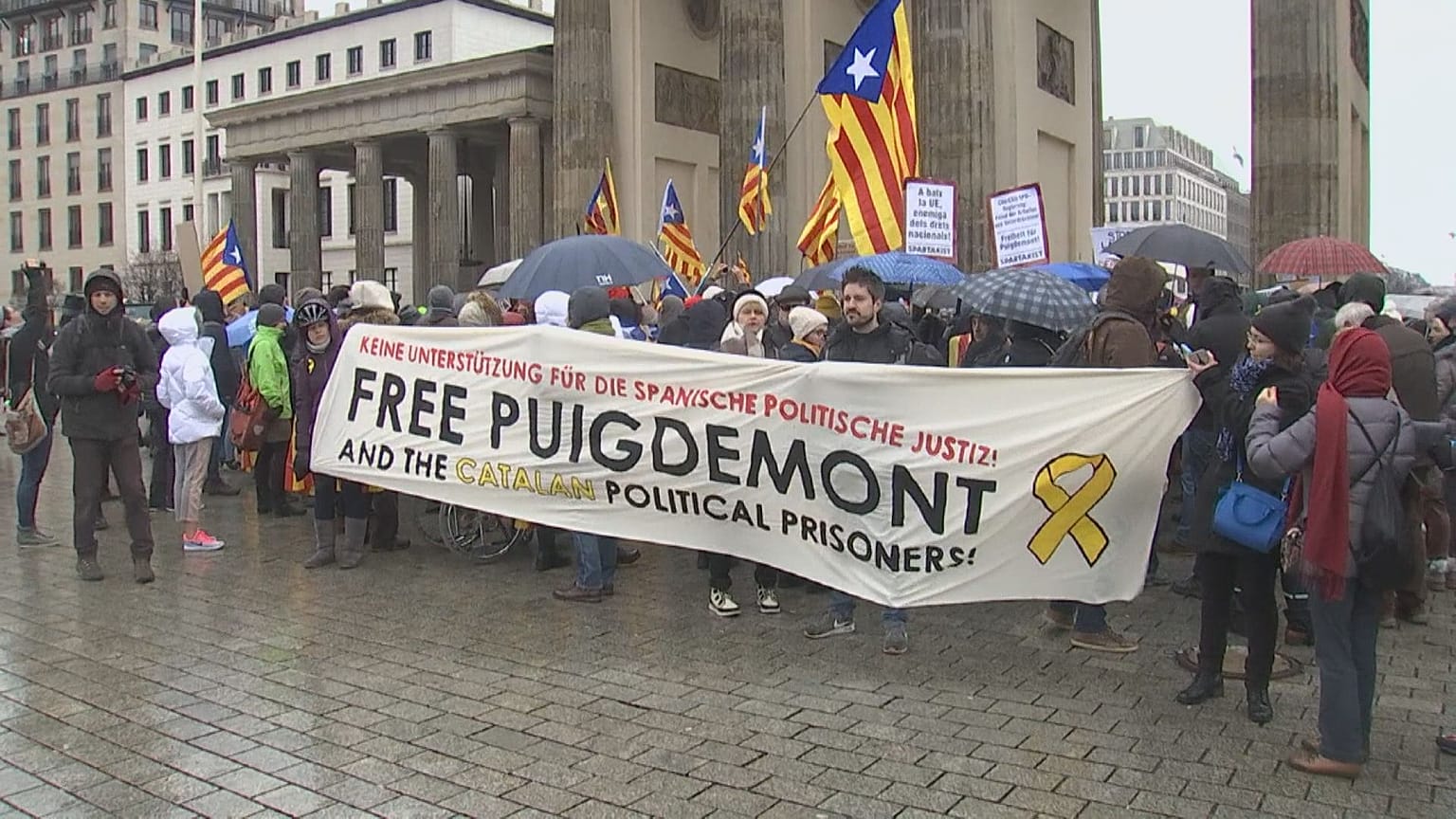 A demonstration organized by the ANC took place in Berlin