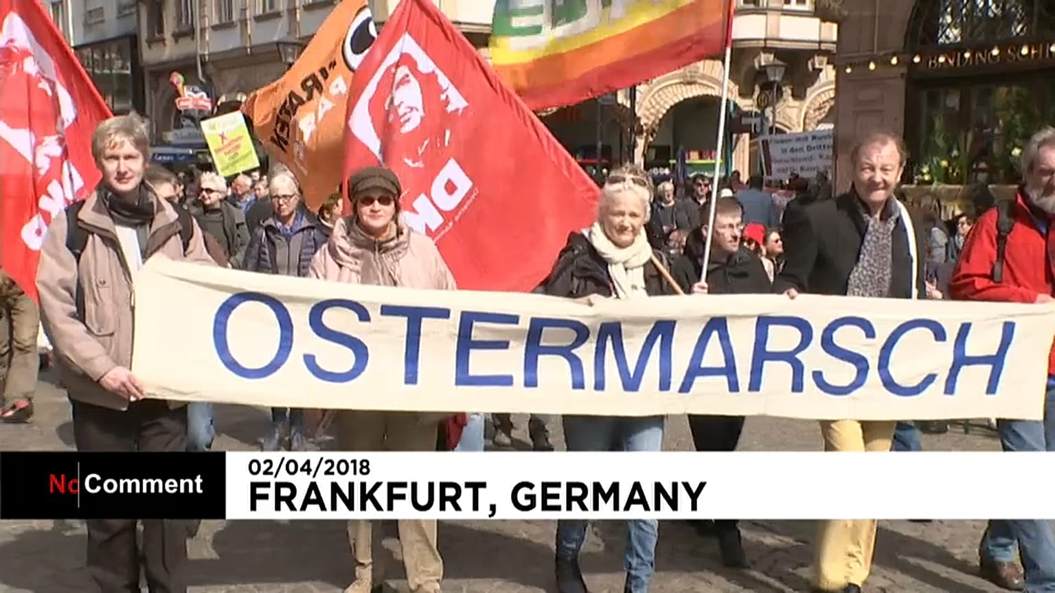 Des marches de Pâques pour la paix dans toute l'Allemagne