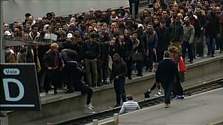 Commuter crush spills onto tracks at Paris's busiest station Gare du Nord