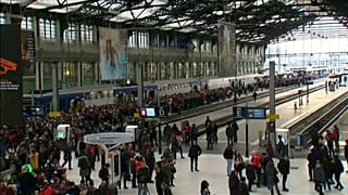 Huelga de trenes en Francia