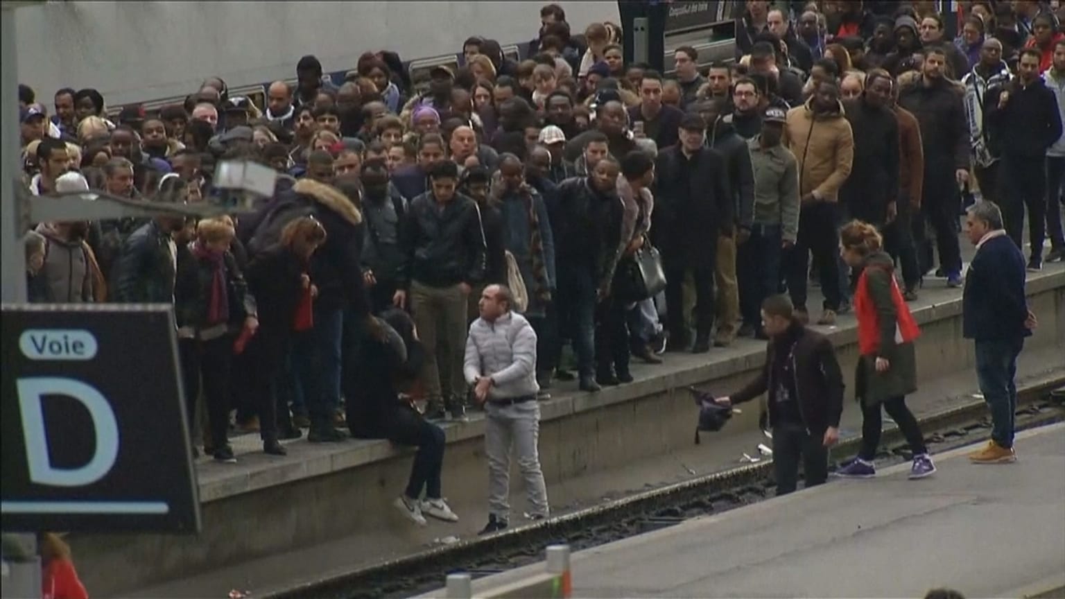 Caos por la huelga de trenes en Francia