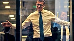 Alex van der Zwaan goes through security at the U.S. District Court after a