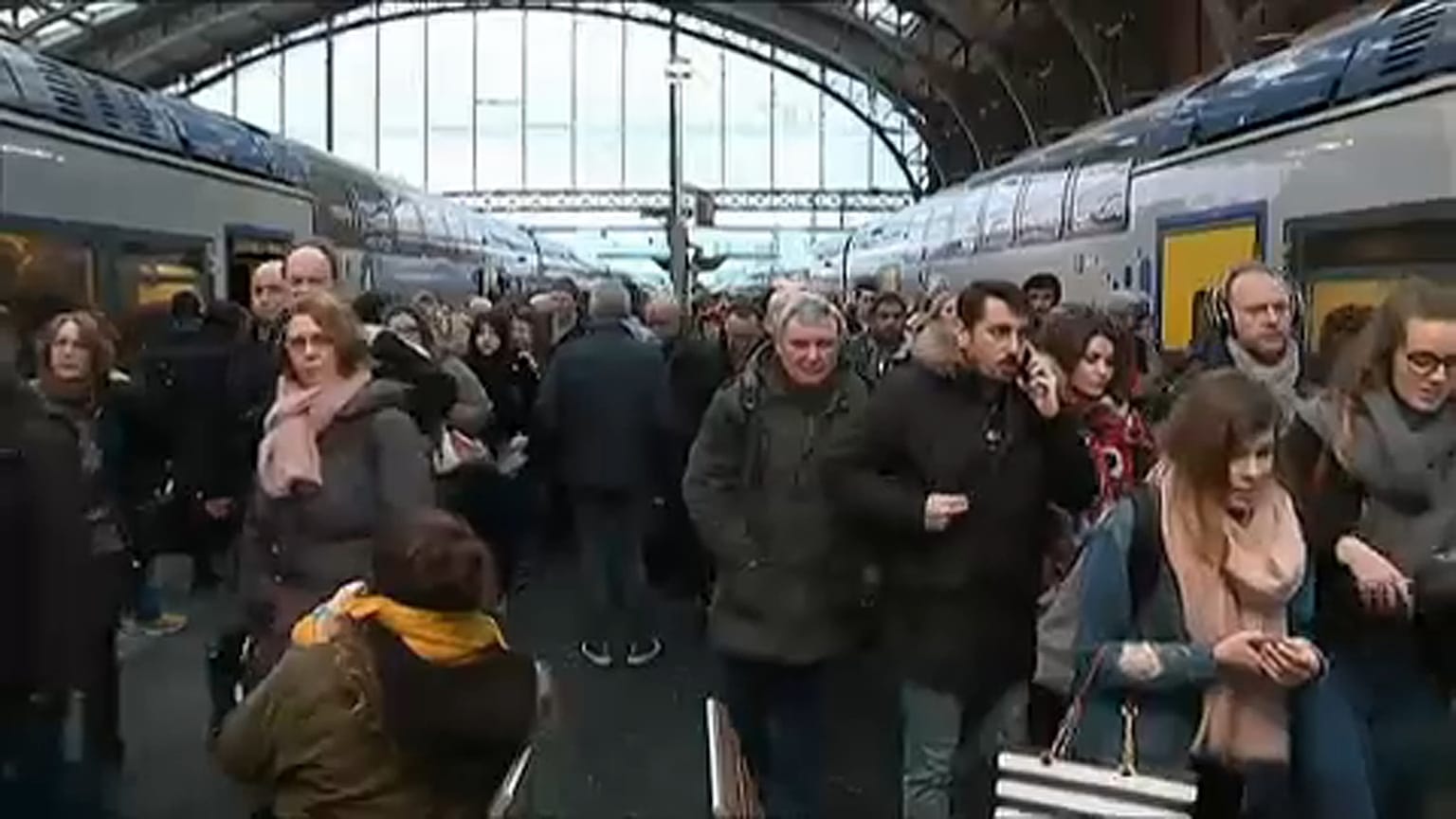 Francia vasutassztrájk, első nap