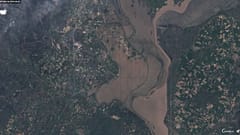 Watch how the Evros river floods parts of Greece and Turkey