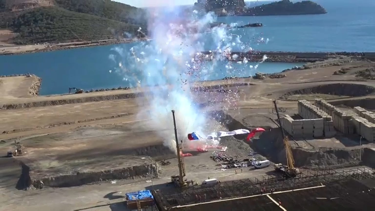 Baubeginn des Akkuyu-Atomkraftwerks in Mersin