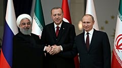 Iran, Turkey and Russia meet over Syria for second time in six months