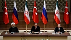 روسای جمهور روسیه، ترکیه و ایران