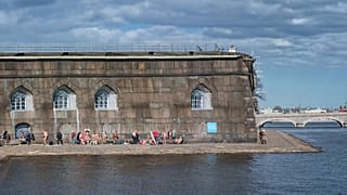 Sunbathing at Saint Petersbourg