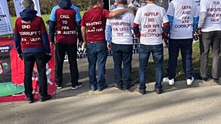 FIFA önünde çadır kuran Trabzonsporlular: "Açlık grevine de gideriz"