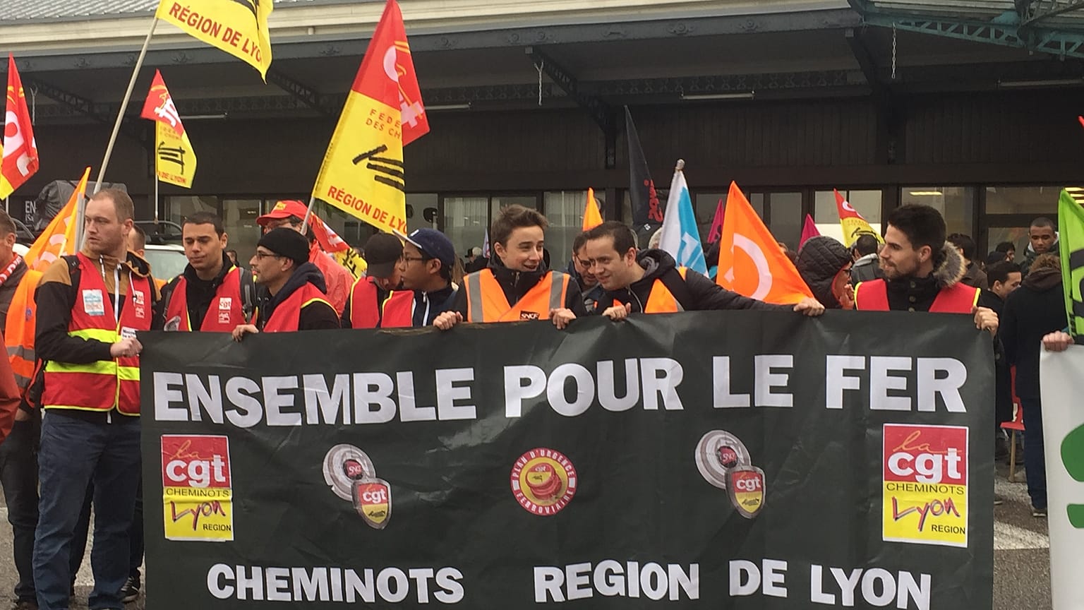 Les cheminots français toujours déterminés 