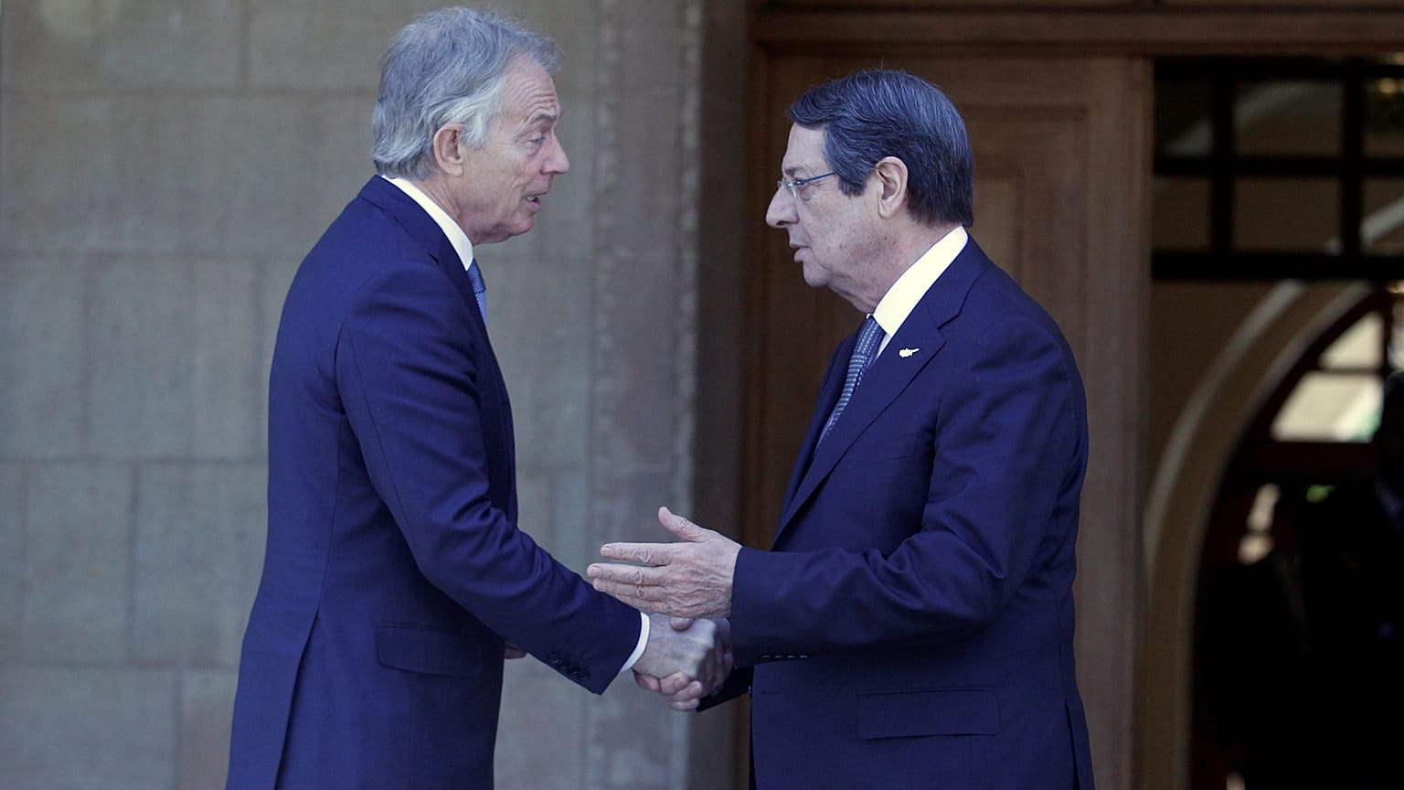 Κύπρος: Συνάντηση Αναστασιάδη - Μπλαιρ