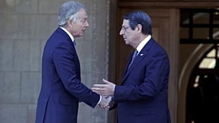 Κύπρος: Συνάντηση Αναστασιάδη - Μπλαιρ
